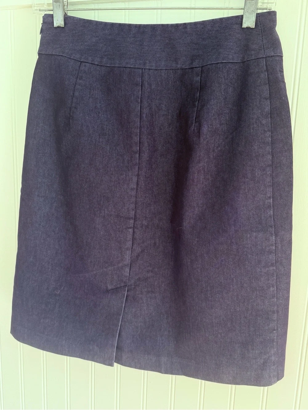 Merona Dark Navy Pencil Skirt with Pocket Detail size 2.